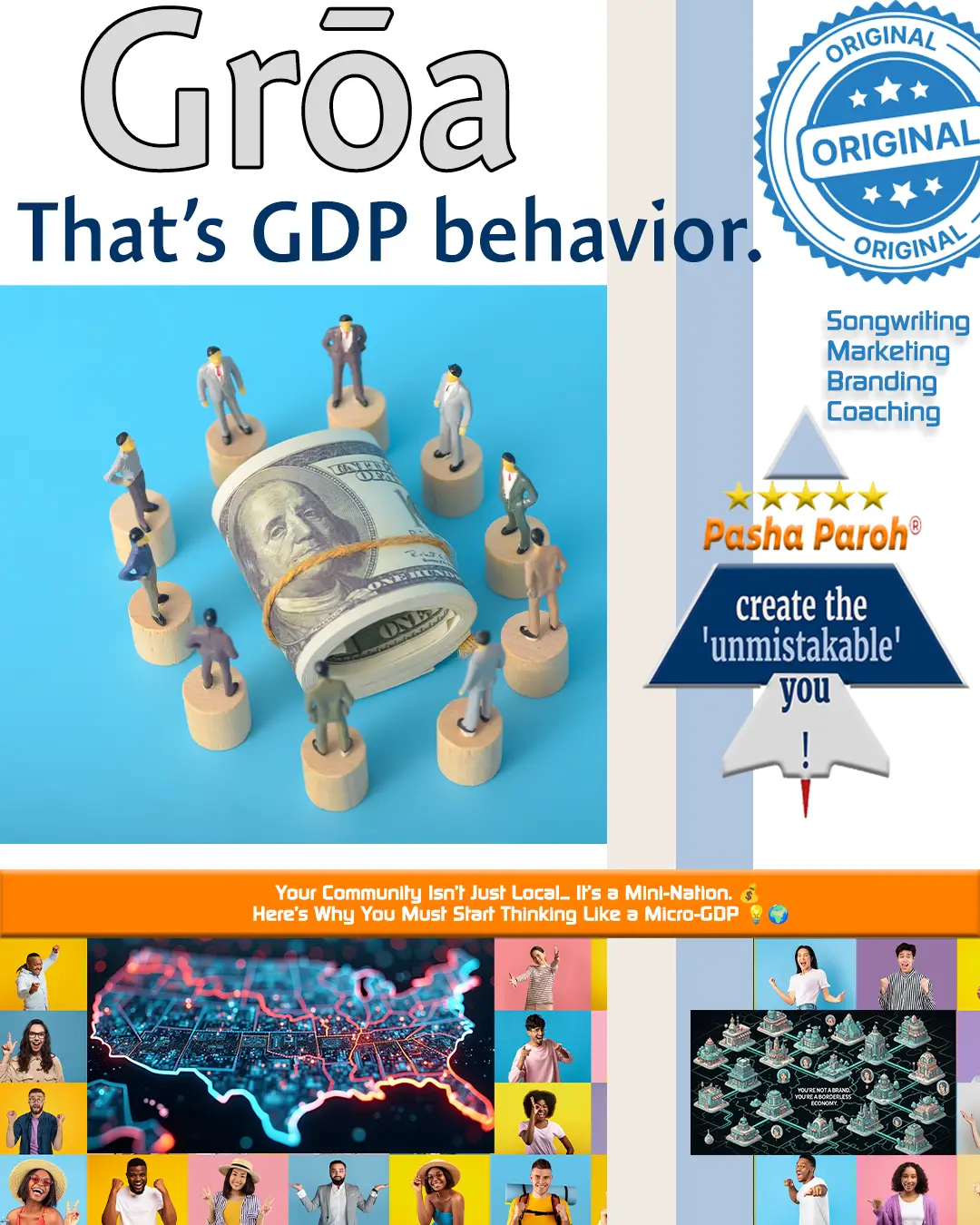 Start thinking like GDP, not just LLC.