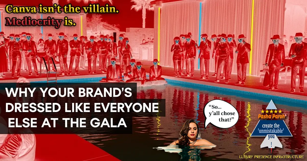 🧠 Why Your Brand’s Dressed Like Everyone Else at the Gala