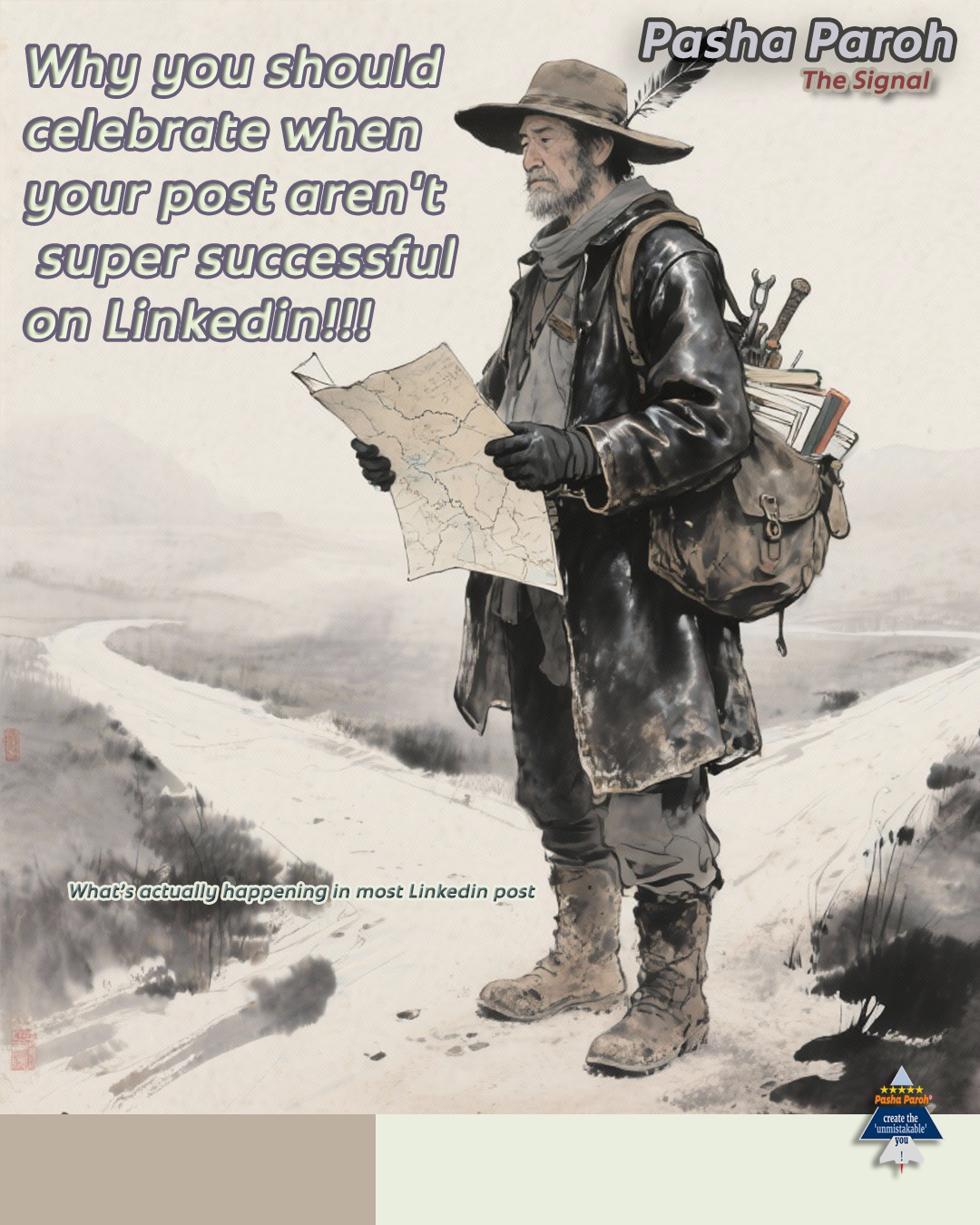 If your posts don’t go viral on LinkedIn, celebrate!!!